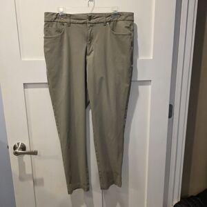 VRST Pants Mens 34x30 Limitless 4-Way 5-Pocket Tan Casual Classic Preppy